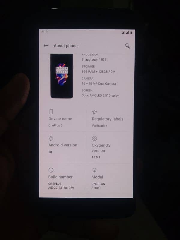 oneplus five 0