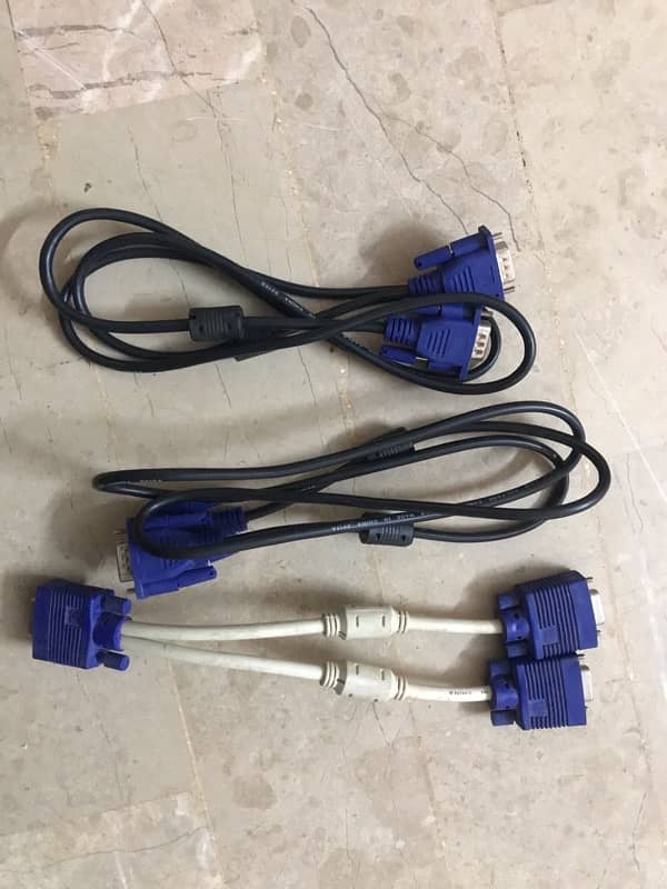 VGA cables and VGA Y Cable 1