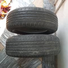 2 car tyres for sale