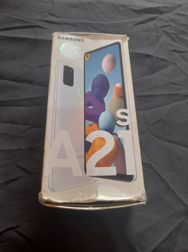 Samsung Mobile A21s 4/64 with box urgent sale 0