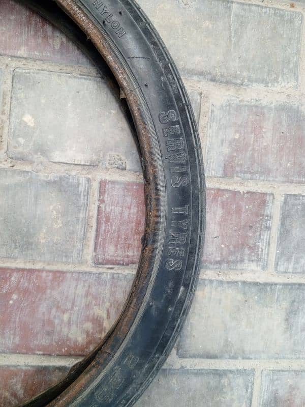 Cd 70 front tyre with tube 0