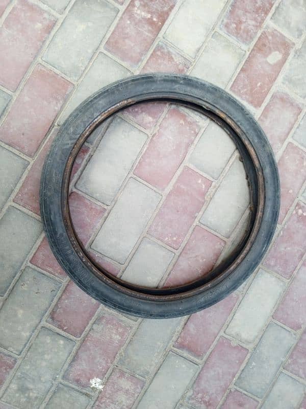 Cd 70 front tyre with tube 4