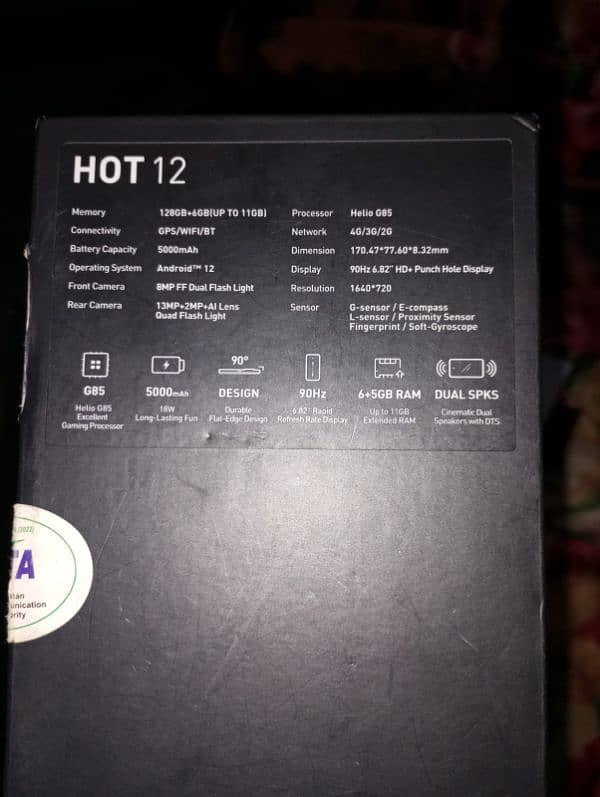 Infinix HoT 12 9