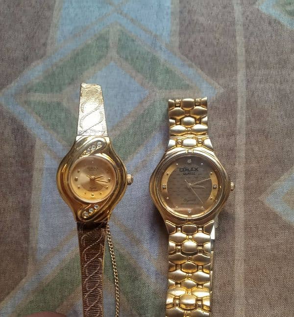 OMAX 18k Gold PLATED WATCHES 0