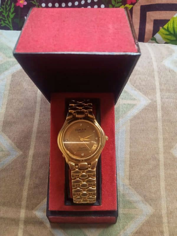 OMAX 18k Gold PLATED WATCHES 4