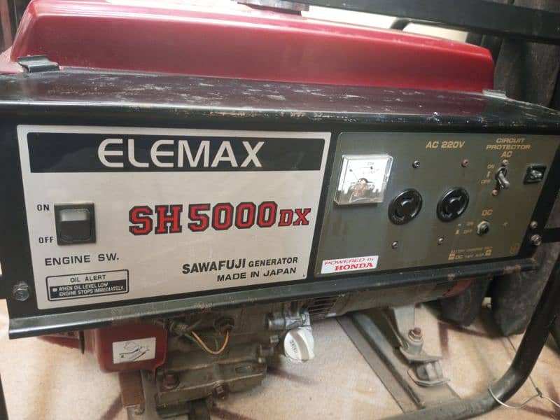 Elemax generator 4.5 kva with Honda engine 1