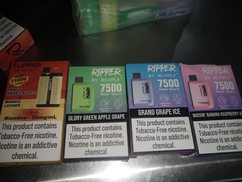 FLIPPER AND RIPPER BY RUFPUF 7500 PUFFS AND 11K PUFFS 0