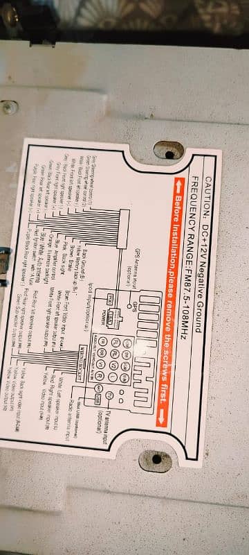 Honda city 2005 model original LCD and camera 2