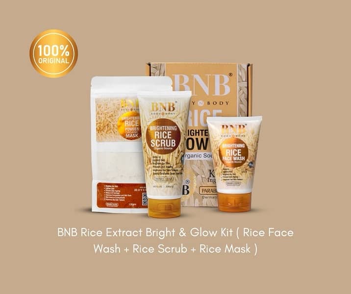 BNB SKIN CARE KITS | Acne,Rice & Pink glow / Face Facial 1