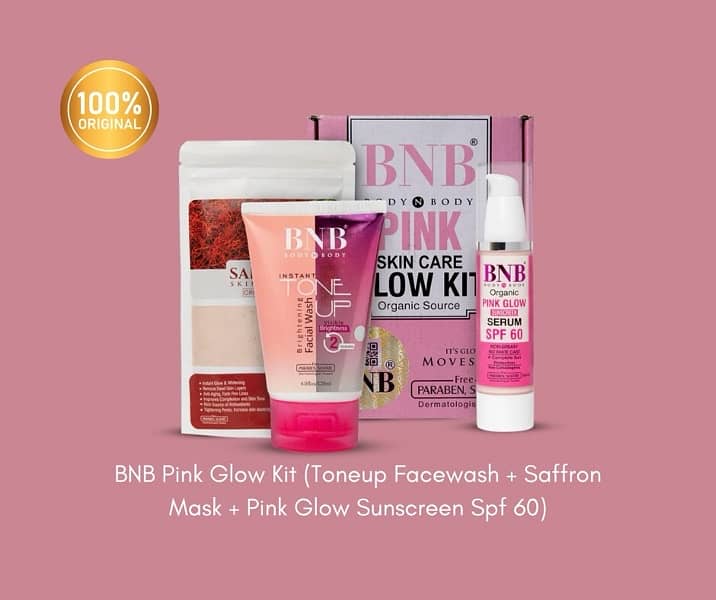 BNB SKIN CARE KITS | Acne,Rice & Pink glow / Face Facial 2