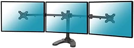 Triple Monitor Stand – Fits 14'' to 30'' Screens | Sturdy & Adjustable 1