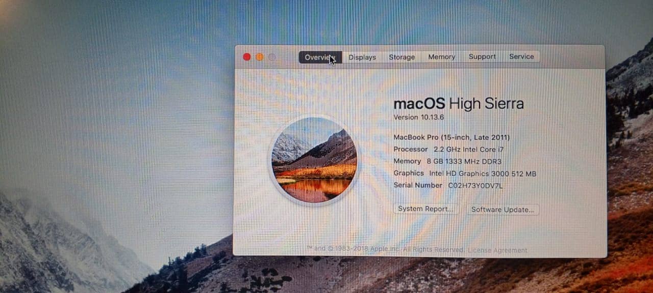 Apple Mac Book Pro 15 inch late 2011 5