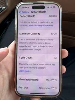 iPhone 15 Pro 256 GB PTA APPROVED ALMOST NEW