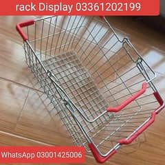 Roller Basket/ hand basket/ shopping trolley/ cash counter/wall Racks