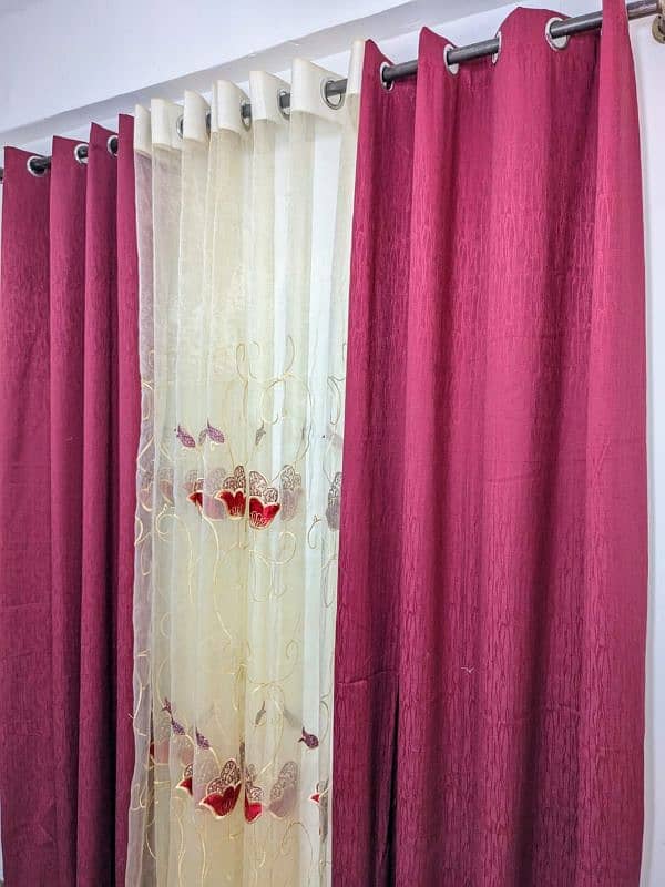 Mash Up (EXPORT ORGANZA & Plain Jackard CURTAINS) 2