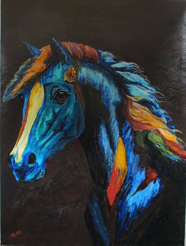 horse painting 0