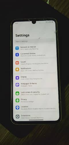 LG V60 8/128 GB - LCD glass Crack - Touch 100% Working NON PTA