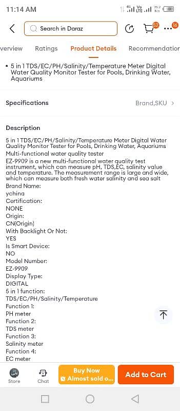 water TDS check quality tester 5