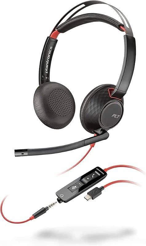 Headphones/ Plantronics c5220 wired noise cancellation headphones 0