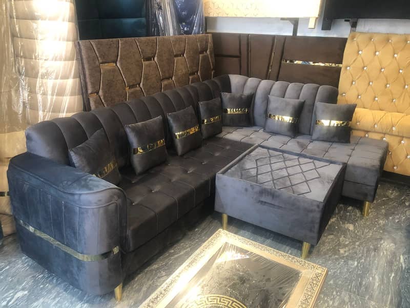 7 seater sofa set /customize sofa/velvet sofa/luxury sofa set 15