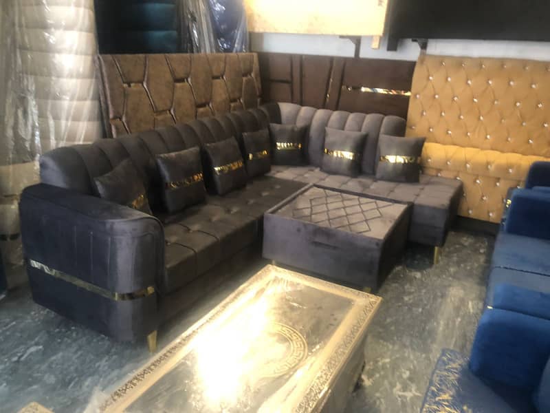 7 seater sofa set /customize sofa/velvet sofa/luxury sofa set 2