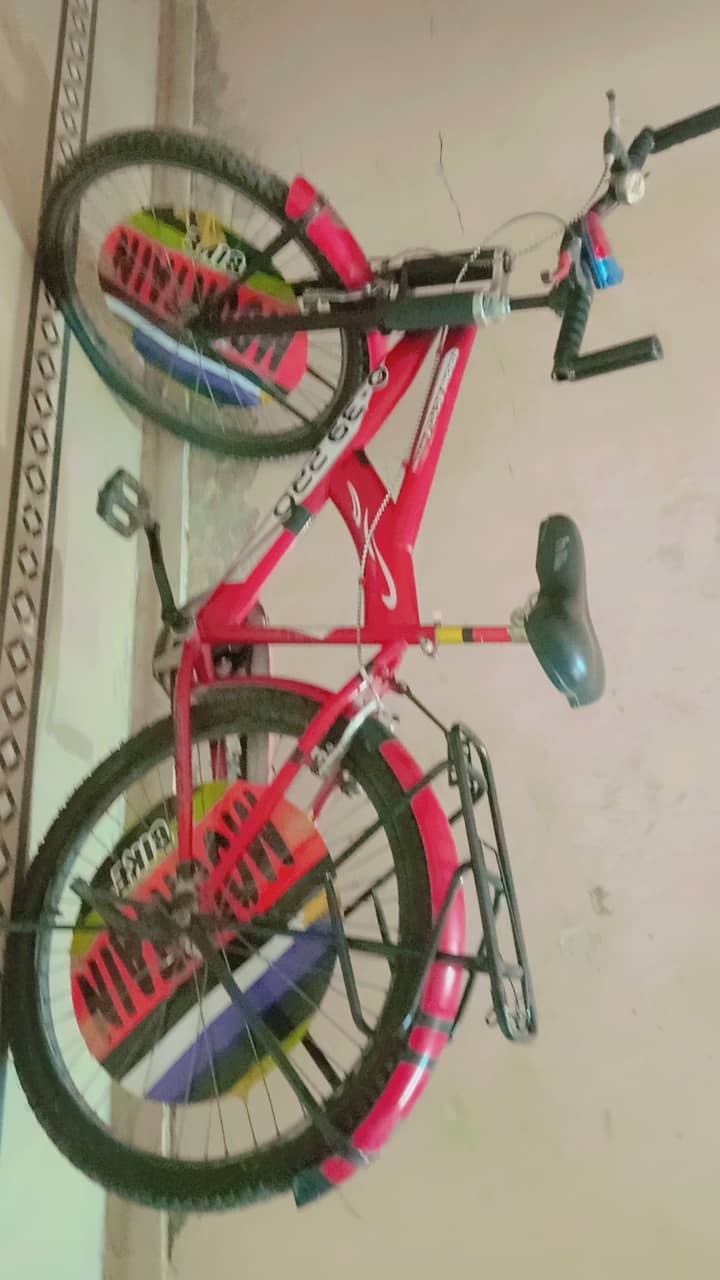 Red Precious Mountain Bike Untouch Less Used Large Size Cycle 3