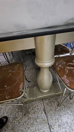 Dining table with chairs