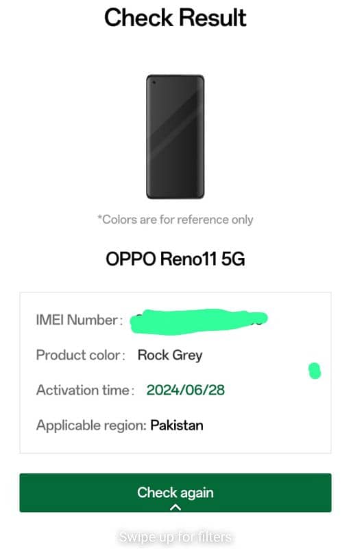 Oppo RENO 11 5G 4 months warranty 3