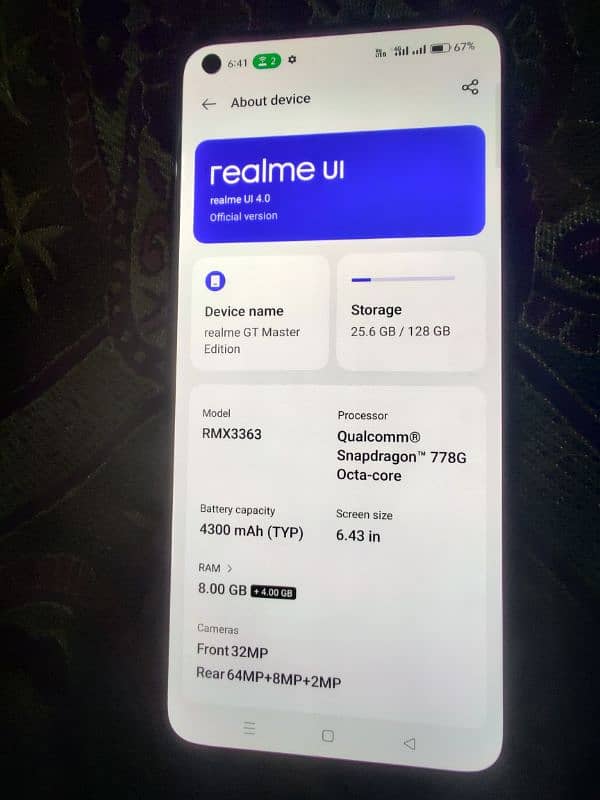 Realme GT master 0