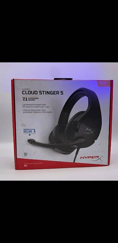 Hyper x cloud stinger s 7.1 surround sound Gaming Headset. 4