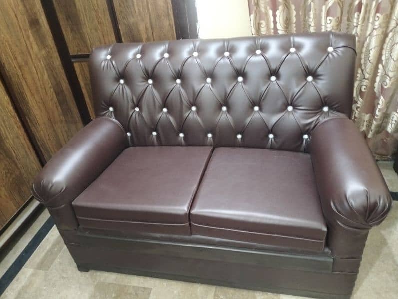 New Sofa in brown leather 1