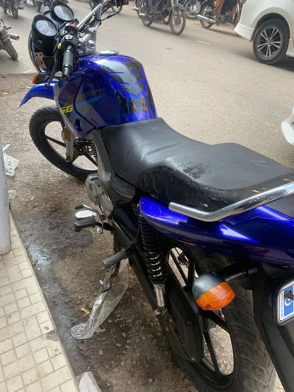 YAMAHA YBR 125 G Blue like New 2