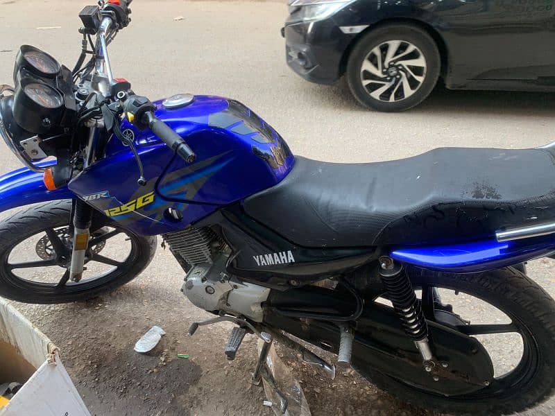 YAMAHA YBR 125 G Blue like New 3