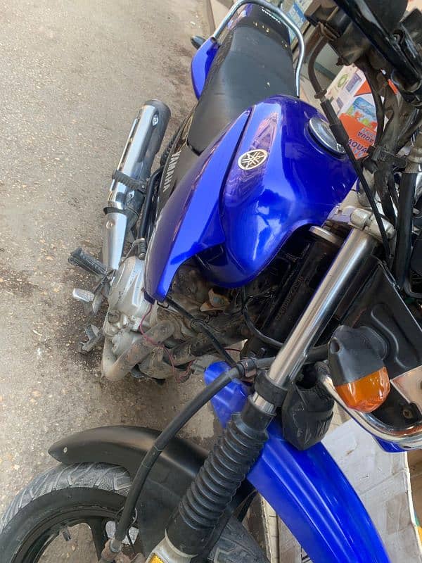 YAMAHA YBR 125 G Blue like New 11