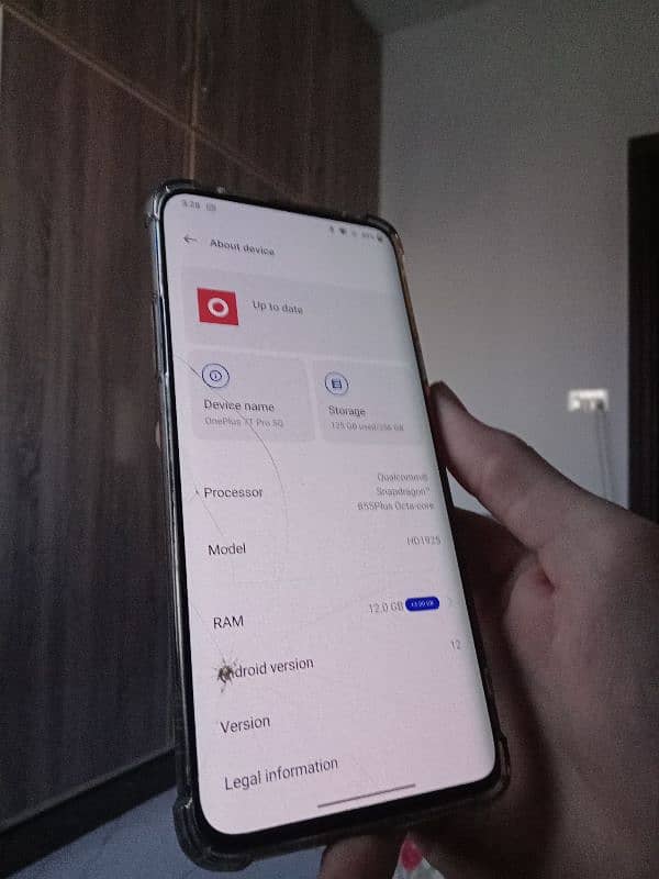 OnePlus 7t pro 12 256 non pta 0