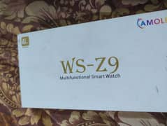 WS – Z9 Smart Watch With Amoled Display