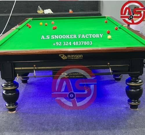 Snooker Table For Sale / Billiards Tables/ Rasson Table / Snooker 0