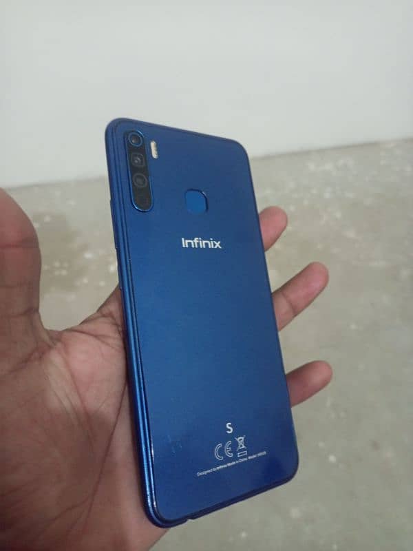 Infinix s5 lite glass crack 6