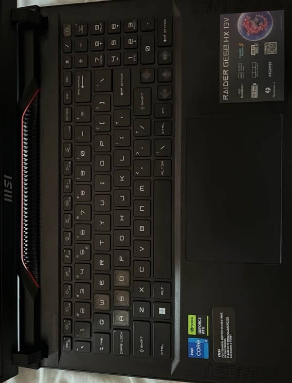 MSI Raider GE68HX Gaming Laptop 3