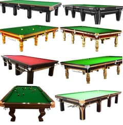 Snooker Tables|Pool Tables|Air Hockey|Soccer Table|Carrom Board