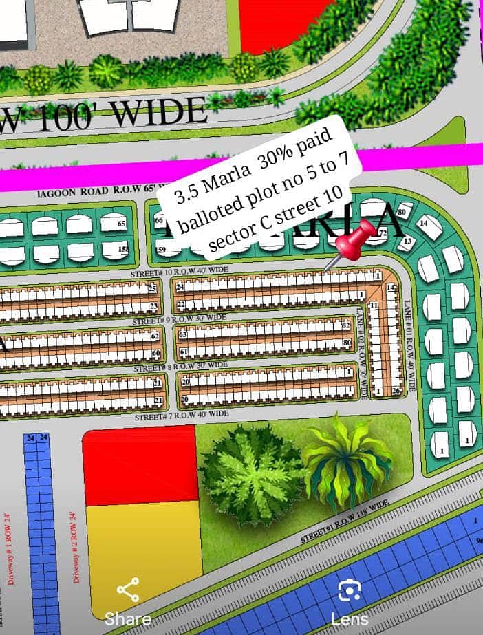 Lahore Smart City 3.5 Marla Balloted Plot 5