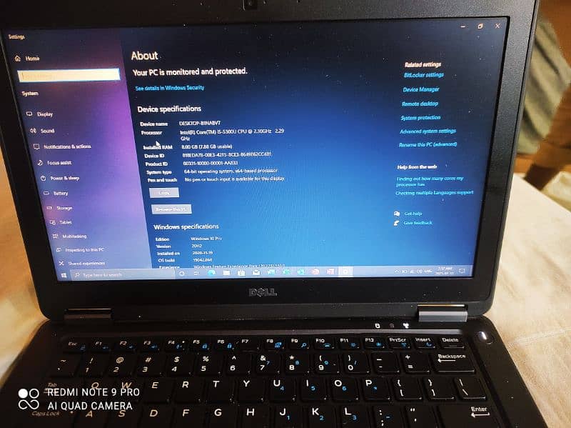 Dell i5 5th 8/256 Mint Condition 4