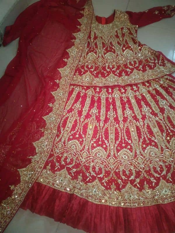 bridal lehnga new condition 5