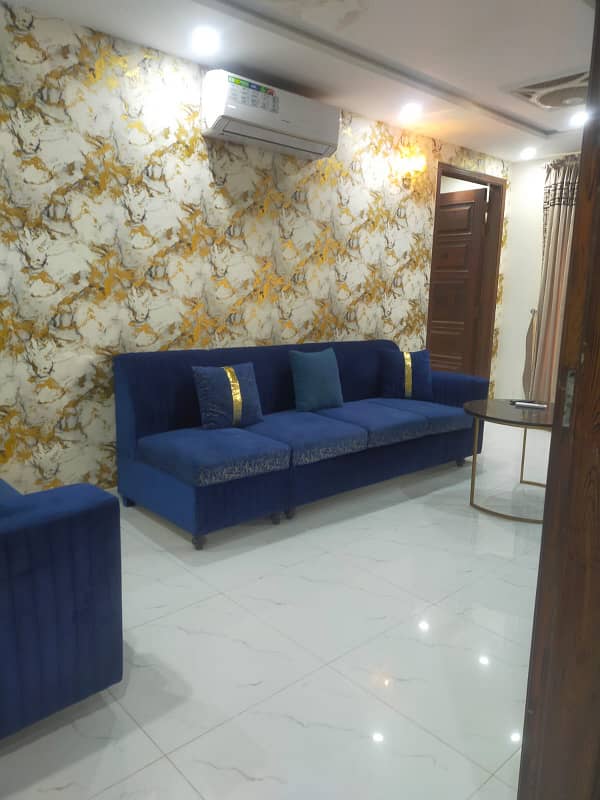 One Bed new Furnished Apartment for rent in Sector F near Imtiaz mall 1