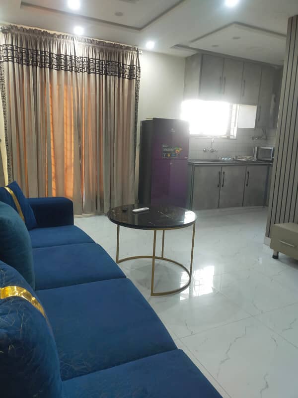 One Bed new Furnished Apartment for rent in Sector F near Imtiaz mall 2