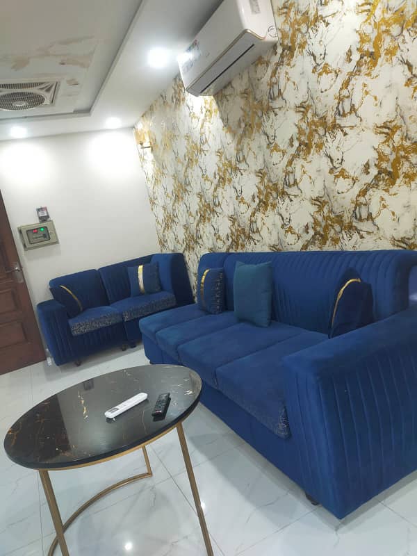 One Bed new Furnished Apartment for rent in Sector F near Imtiaz mall 4