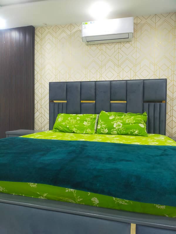 One Bed new Furnished Apartment for rent in Sector F near Imtiaz mall 12