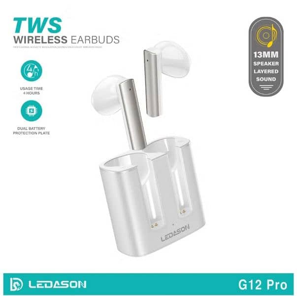 LEDASON G12 Pro WIRELESS EARBUDS 0