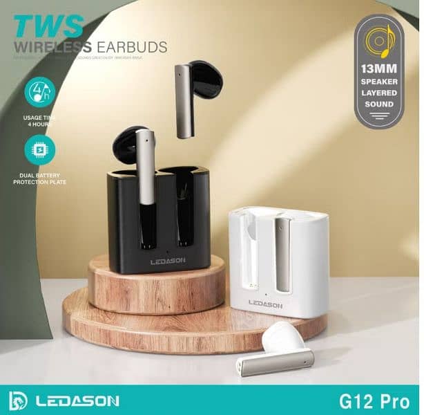 LEDASON G12 Pro WIRELESS EARBUDS 1