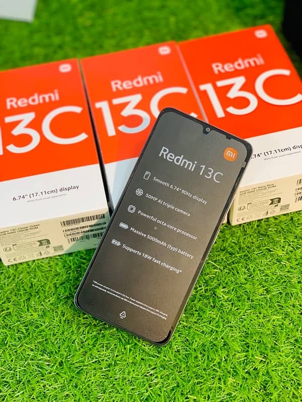 Redmi 13C Box Pack (8gb-256gb) PTA Approved 1